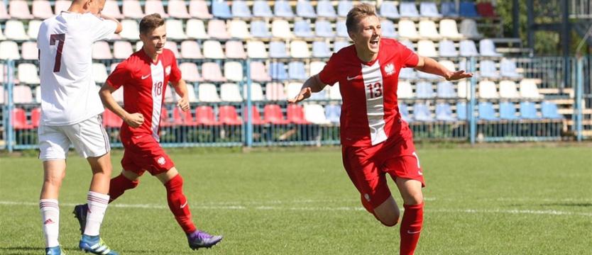 Piłka nożna. Gol Benedyczaka w reprezentacji (1)
