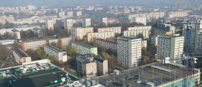 Spokojny poranek w Szczecinie