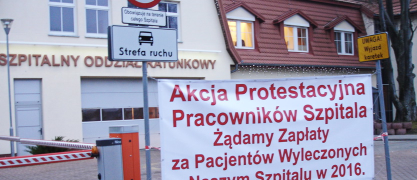 Ruszyła akcja protestacyjna w szpitalu