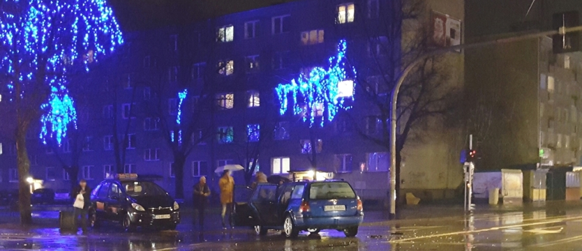 Zderzenie z taksówką w Dąbiu