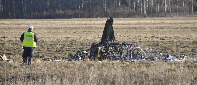 Spłonęła awionetka, pilot w szpitalu
