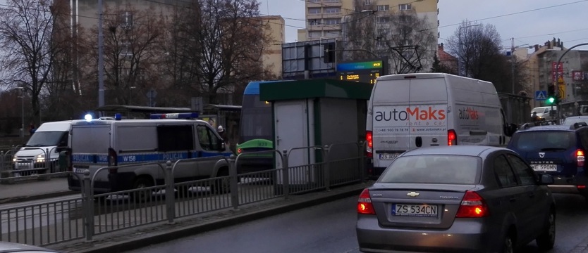 Interwencja wstrzymała tramwaje