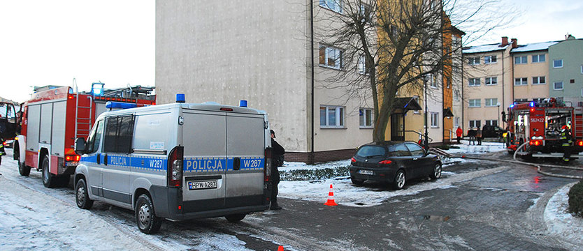 Pożar w bloku w Świnoujściu. Jedna osoba nie żyje