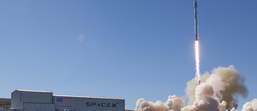 Udany start rakiety firmy SpaceX