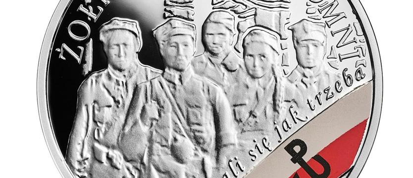 Żołnierze Niezłomni na srebrnych monetach