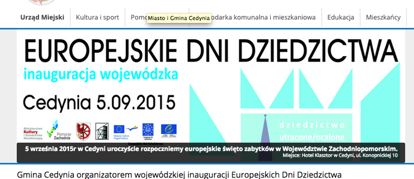 Inauguracja w Cedyni