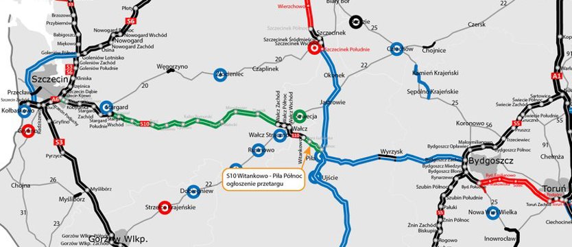 Zbudują drogę ekspresową S10 Szczecin – Piła