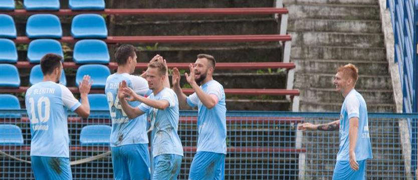 Piłka nożna. Błękitni lepsi od rezerw Lecha