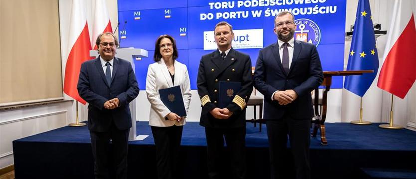 Port w Świnoujściu zyska nowy tor podejściowy
