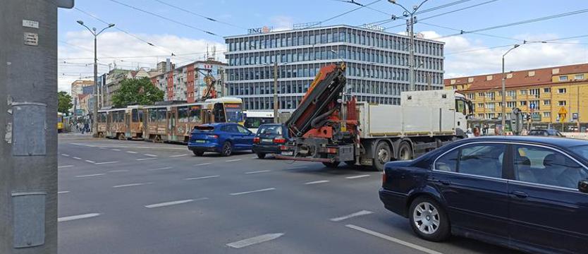 Korki przy Bramie Portowej. Przez 3 dni będzie gorzej