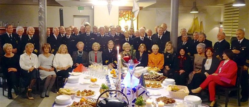Wigilia kapitańska w klubie „Pod Masztami” w Szczecinie