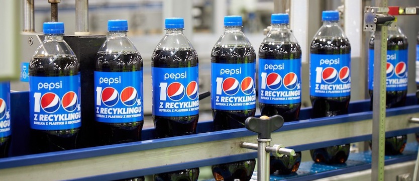 PepsiCo z nowym celem dotyczącym opakowań, w tym opakowań wielorazowych