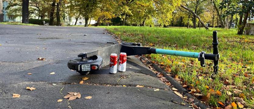 Hulajnogi i promile. Piłeś, nie jedź