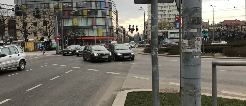 Stłuczka przy pl. Żołnierza Polskiego