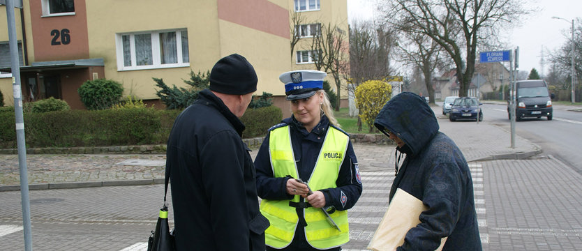 Kontrolowali rowerzystów