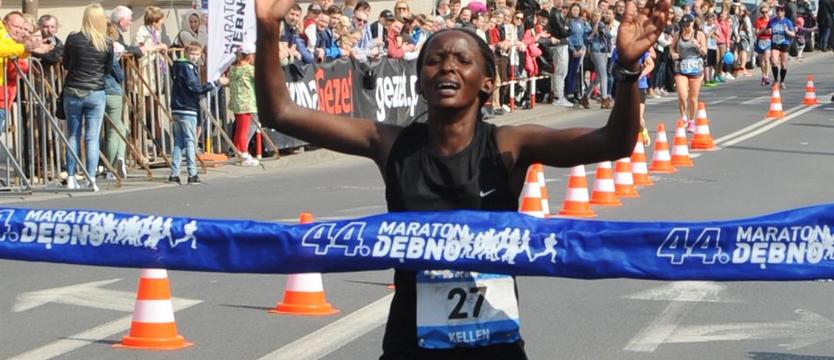 Lekkoatletyka. Kenia na podium w Dębnie