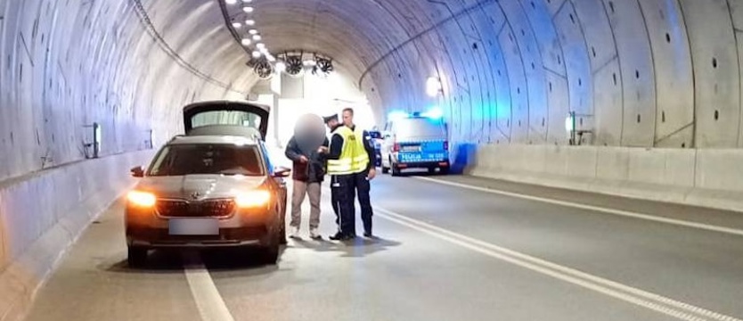 Kolizja w świnoujskim tunelu. Są utrudnienia