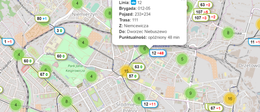 Niebuszewo. Stanęły tramwaje