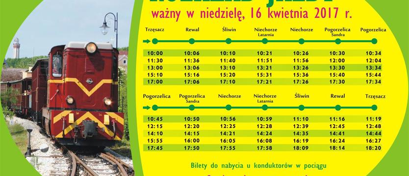 Ciuchcią po gminie Rewal