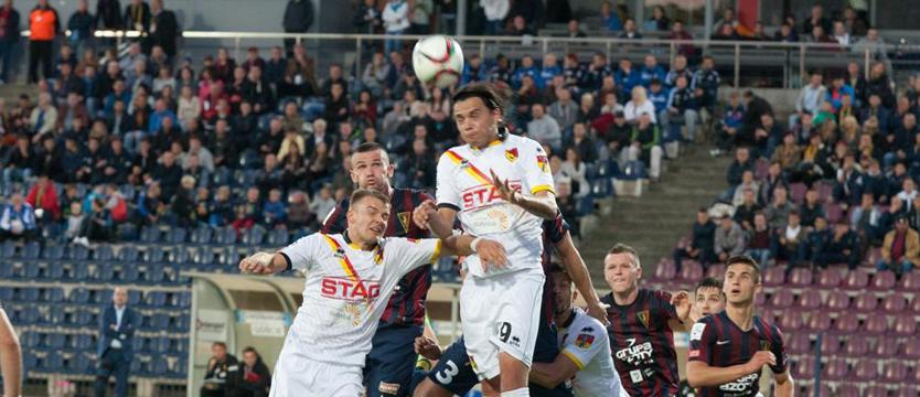 Piłka nożna. Pogoń - Jagiellonia w obiektywie R. Pakiesera