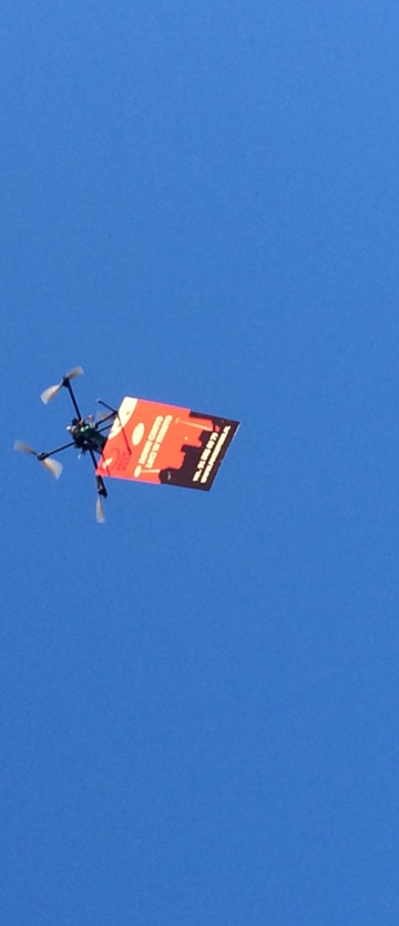 Dron jak malowany