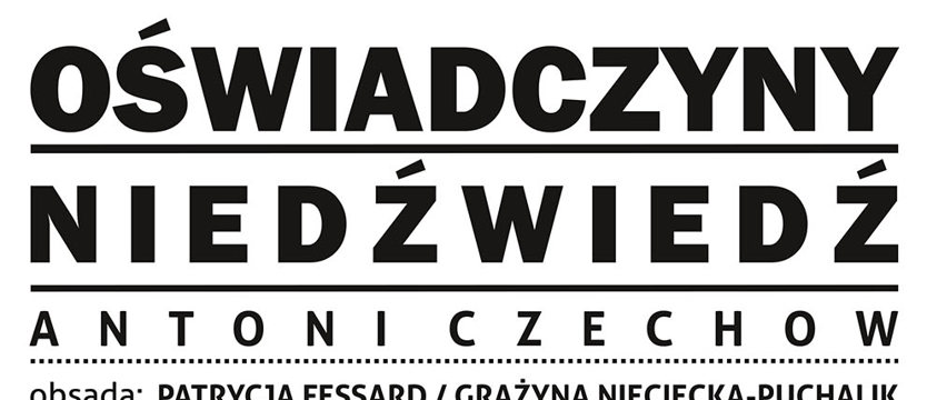 Czechow w Teatrze Kameralnym