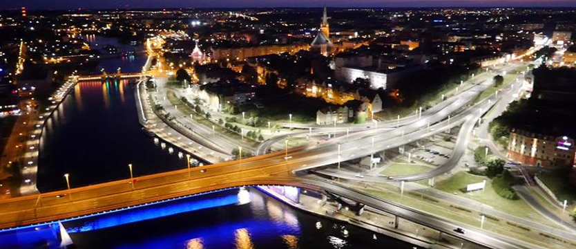 Piękny Szczecin z drona