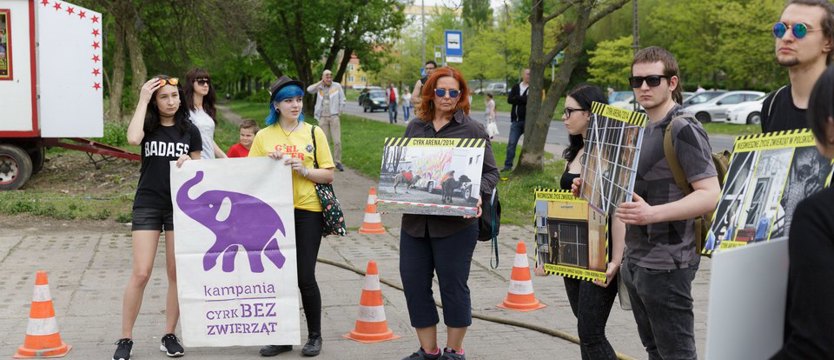 BASTA! Protest przeciwko cyrkom ze zwierzętami