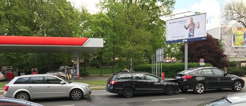 Stłuczka na ul. Kopernika
