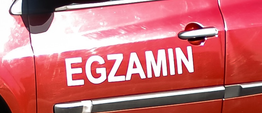 Pijany obcokrajowiec na egzaminie