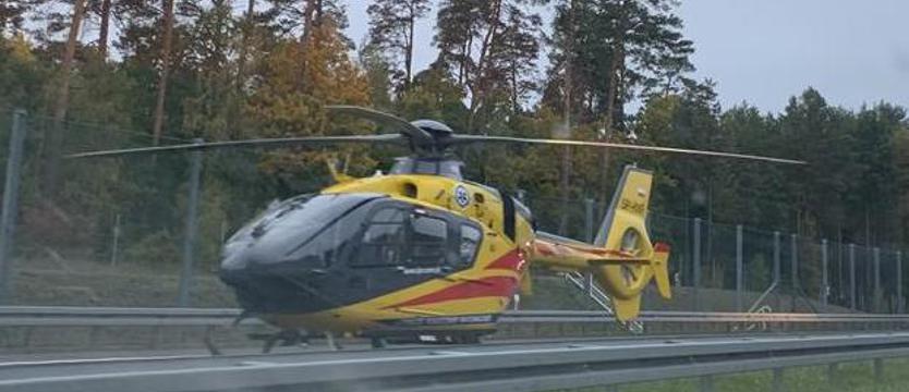 Jedna osoba nie żyje, pięć rannych w zderzeniu dwóch aut na DW 107 we Wrzosowie