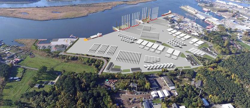 W Świnoujściu powstaje terminal instalacyjny. Końcowy etap prac budowlanych