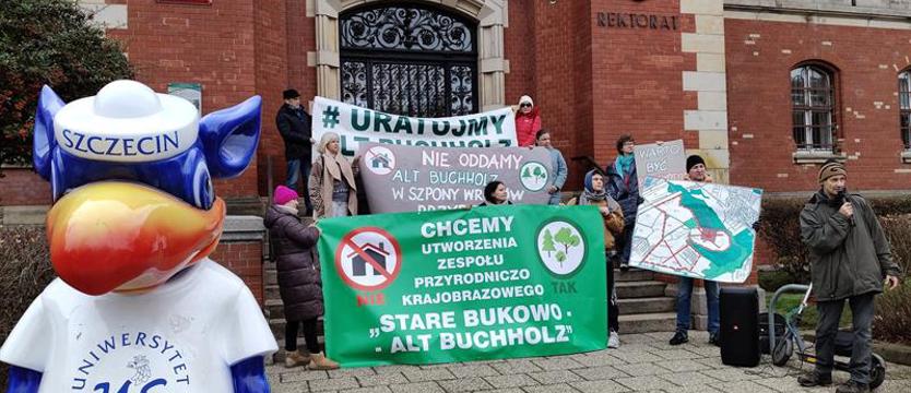 Dzika natura miasta. Manifestanci: „Władze cierpią na ciężką chorobę betonozy"