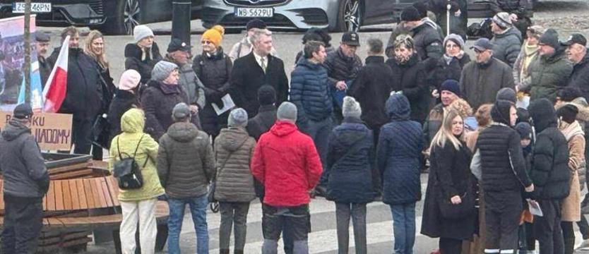 Protest w Gryficach. „Nas wiatraki nie kręcą”