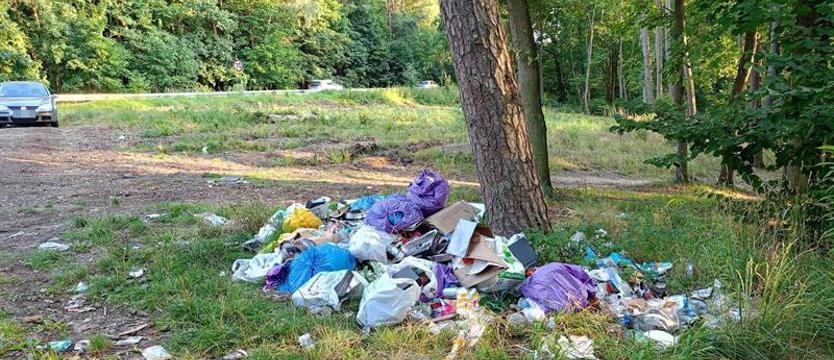 Plażowicze śmiecą, nie ma kto sprzątać
