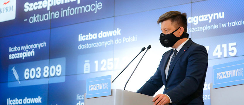 Dworczyk: W tej chwili nie mamy już wolnych szczepionek