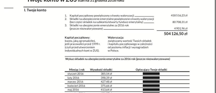 Sprawdź swoje składki!