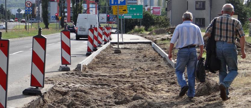 Gryfińska z nowym chodnikiem