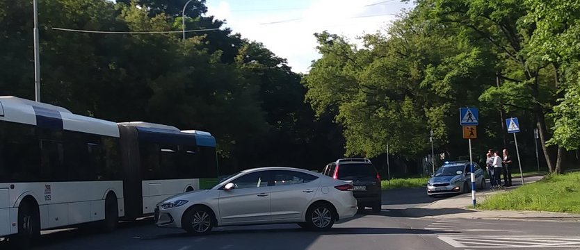 Zderzenie aut na Chopina