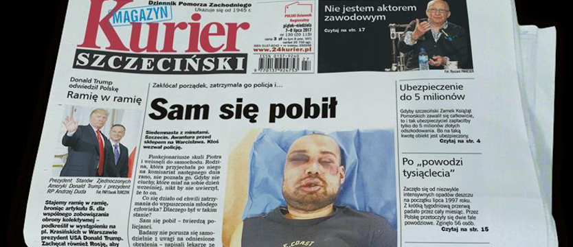 Sam się pobił, a patrol przepadł