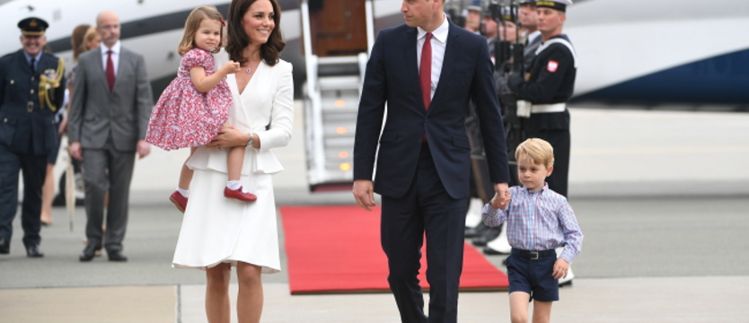 Para książęca, William i Kate, przybyła do Warszawy