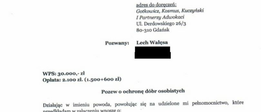 Jarosław Kaczyński pozwał Lecha Wałęsę