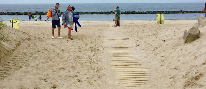 Plaża także dla niepełnosprawnych