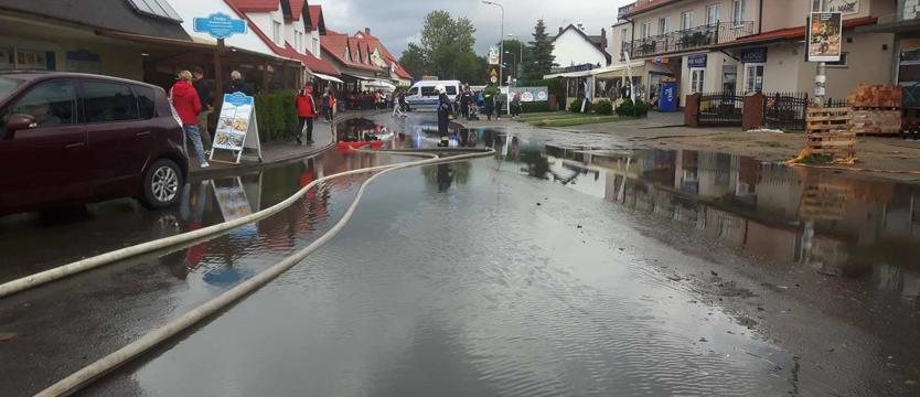 Sprzątają po ulewach