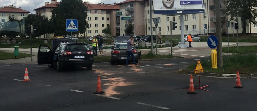 Wypadek przy ul. Taczaka