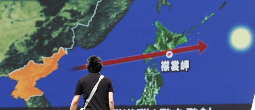 Północnokoreańska rakieta nad Japonią