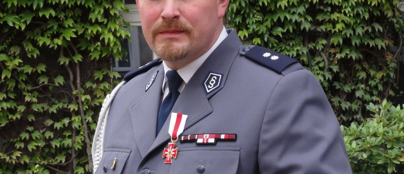Policjant odznaczony Złotym Gryfem Zachodniopomorskim