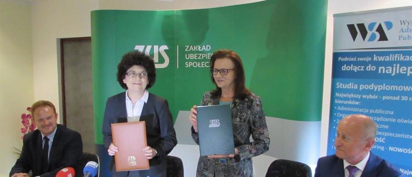 ZUS i uczelnia z umową o współpracy
