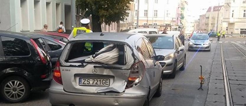Wypadek na Malczewskiego - utrudnienia w komunikacji