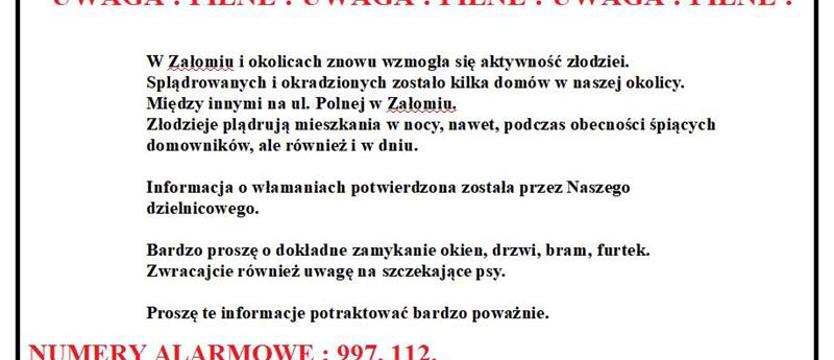 Czy Załom będzie spał spokojnie?